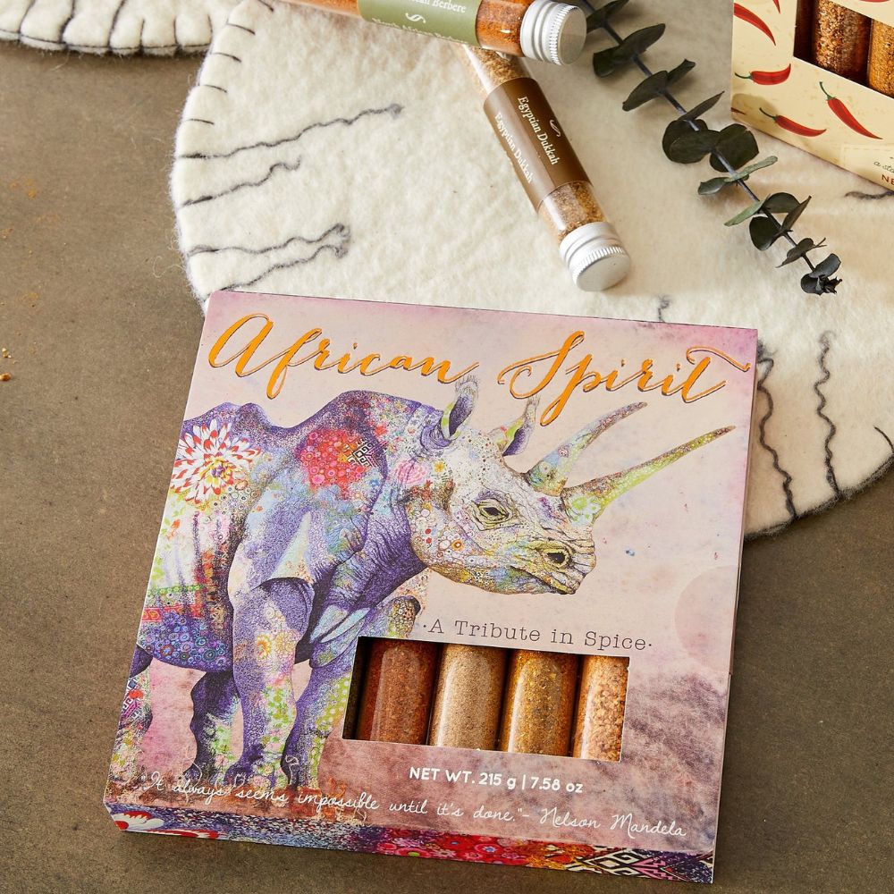 Coffret Découverte – 8 Épices Traditionnelles d’Afrique